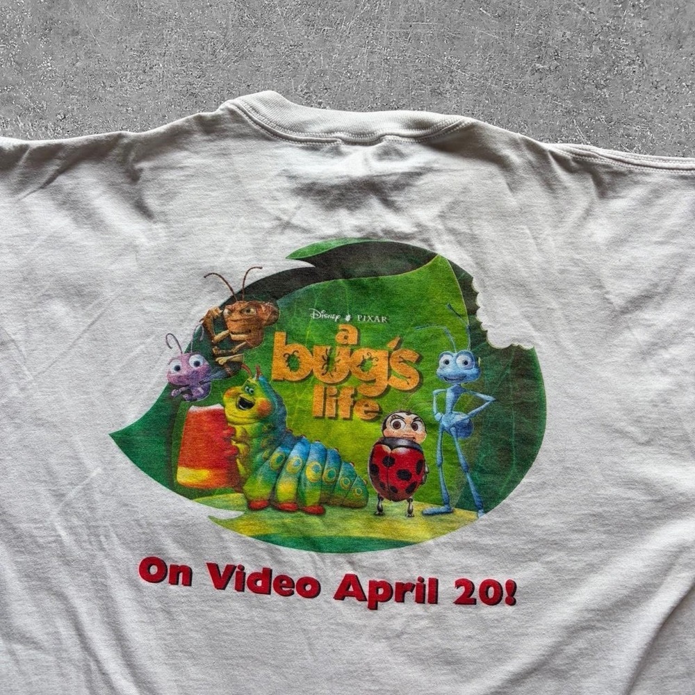 Vintage Disney Pixar A Bug's Life Movie Promo Shirt Size XL 90s